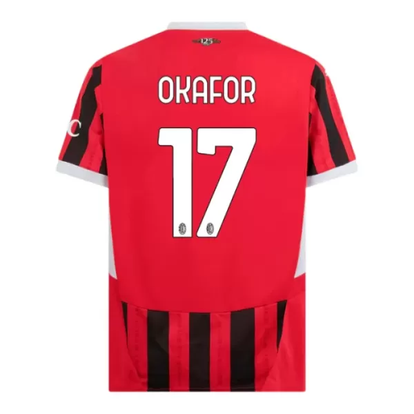 Camiseta AC Milan Okafor 17 Hombre Primera 24/25