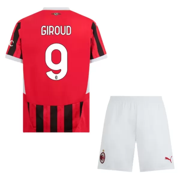 Conjunto AC Milan Giroud 9 Niño Primera 24/25