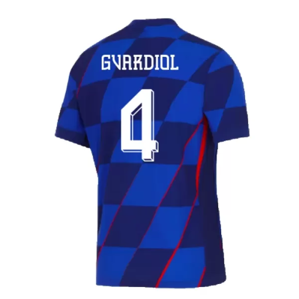 Camiseta Croacia Gvardiol 4 Hombre Segunda Euro 2024