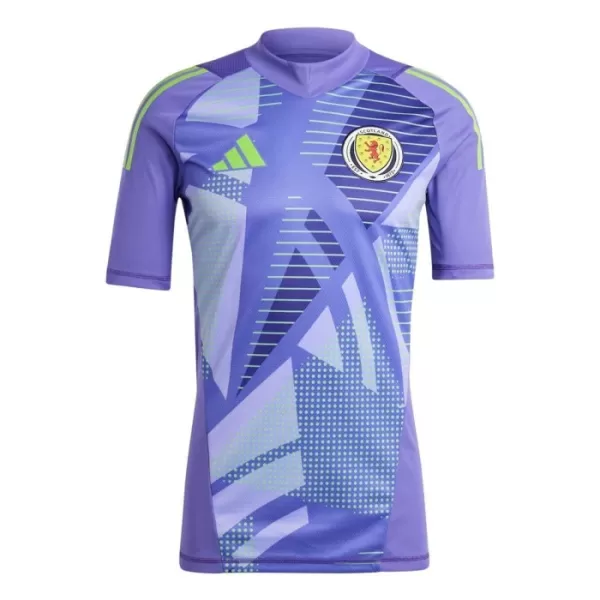 Camiseta Portero Escocia Hombre Euro 2024 Púrpura