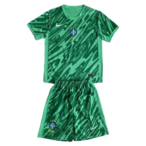 Conjunto Portero Brasil Niño 2024 Verde