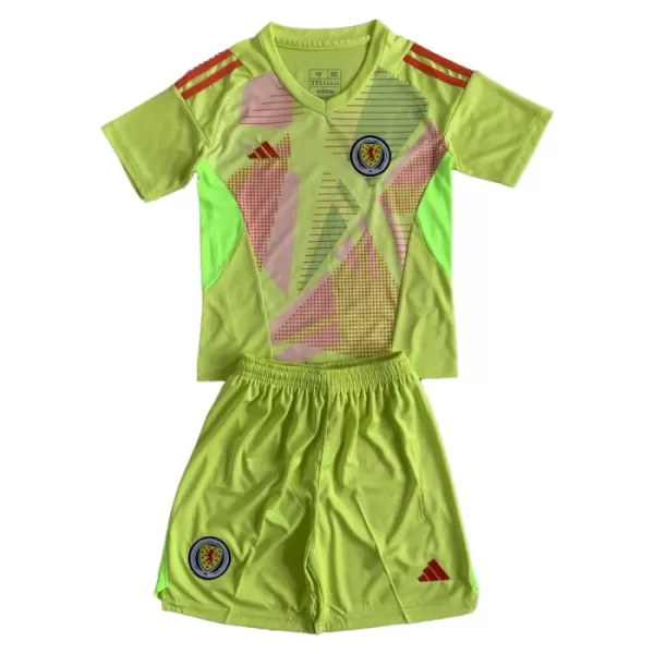 Conjunto Portero Escocia Niño Euro 2024 Amarilla