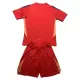 Conjunto Portero Italia Niño Euro 2024 Roja