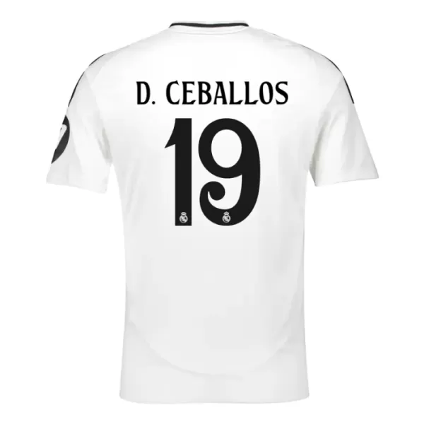 Camiseta Real Madrid D. Ceballos 19 Hombre Primera 24/25