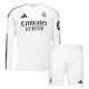 Conjunto Manga Larga Real Madrid Niño Primera 24/25