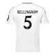Conjunto Real Madrid Bellingham 5 Niño Primera 24/25