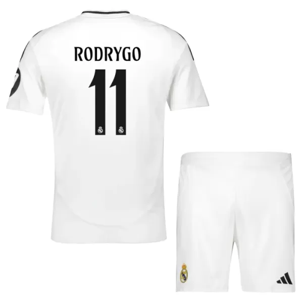 Conjunto Real Madrid Rodrygo 11 Niño Primera 24/25