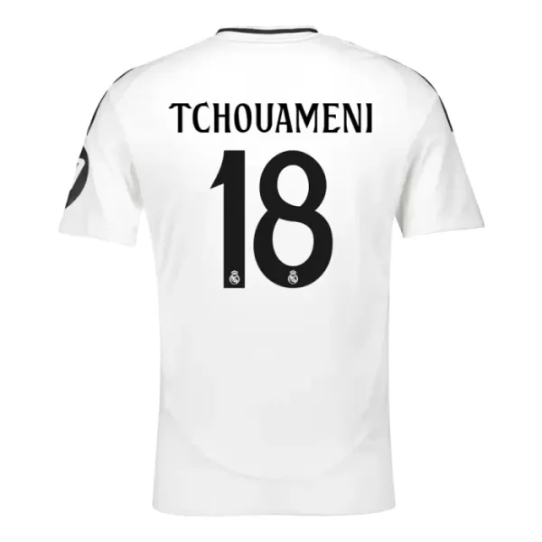 Conjunto Real Madrid Tchouameni 18 Niño Primera 24/25