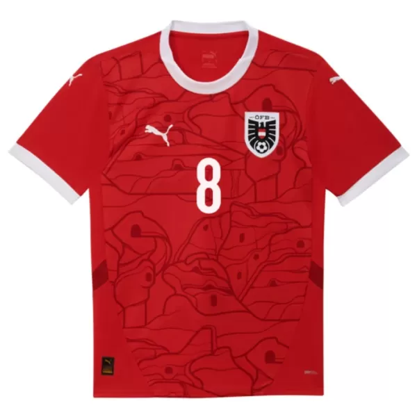 Camiseta Austria Alaba 8 Hombre Primera Euro 2024