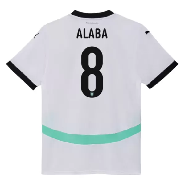 Camiseta Austria Alaba 8 Hombre Segunda Euro 2024