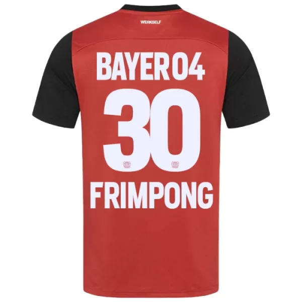 Camiseta Bayer 04 Leverkusen Jeremie Frimpong 30 Hombre Primera 24/25