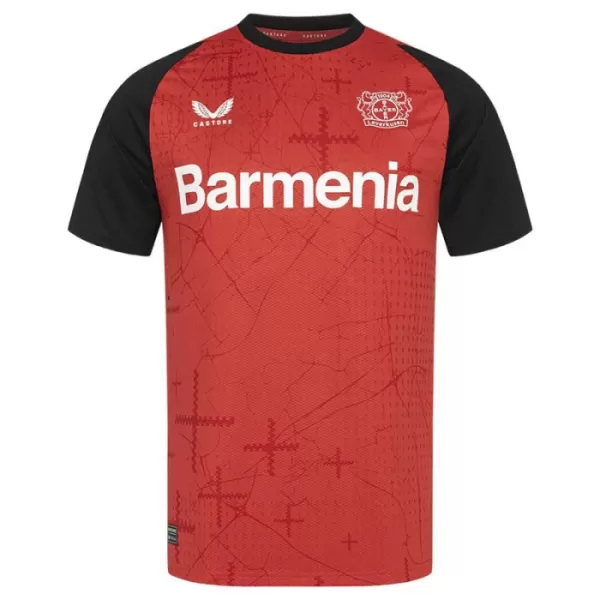 Camiseta Bayer 04 Leverkusen Jeremie Frimpong 30 Hombre Primera 24/25