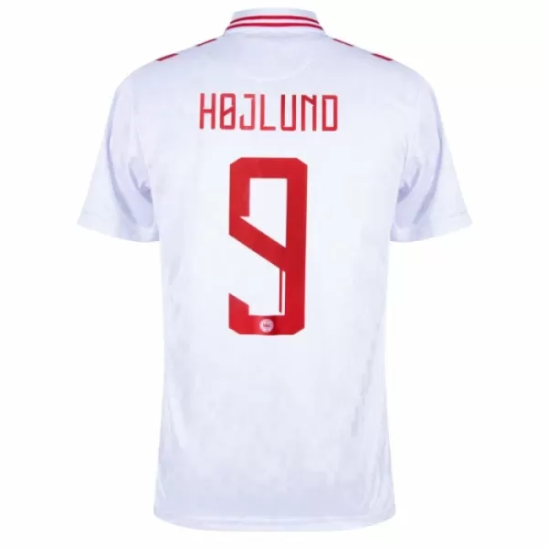 Camiseta Dinamarca Højlund 9 Hombre Primera Euro 2024