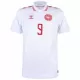 Camiseta Dinamarca Højlund 9 Hombre Primera Euro 2024