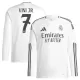 Camiseta Manga Larga Real Madrid Vini JR 7 Hombre Primera 24/25