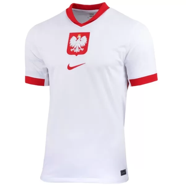 Camiseta Polonia Lewandowski 9 Hombre Primera Euro 2024