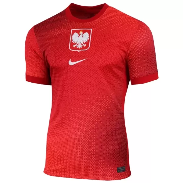 Camiseta Polonia Lewandowski 9 Hombre Segunda Euro 2024