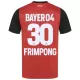 Conjunto Bayer 04 Leverkusen Jeremie Frimpong 30 Niño Primera 24/25