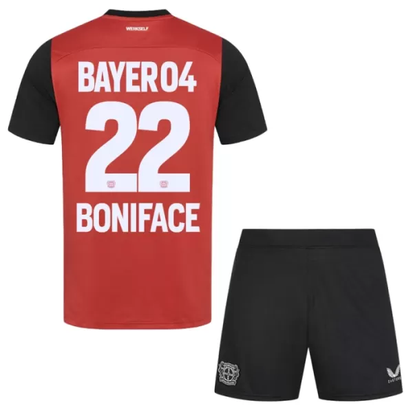 Conjunto Bayer 04 Leverkusen Victor Boniface 22 Niño Primera 24/25