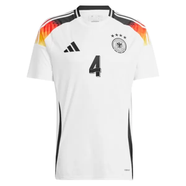 Camiseta Alemania Tah 4 Hombre Primera Euro 2024