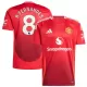 Camiseta Manchester United Bruno Fernandes 8 Hombre Primera 24/25