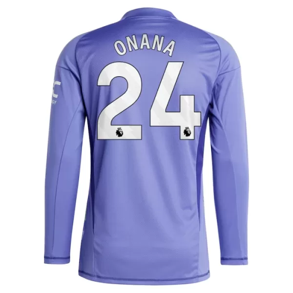 Camiseta Portero Manchester United Onana 24 Hombre Primera 24/25 Manga Larga