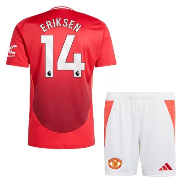 Conjunto Manchester United Eriksen 14 Niño Primera 24/25