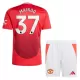 Conjunto Manchester United Mainoo 37 Niño Primera 24/25