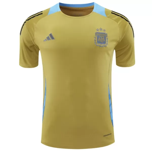 Camiseta Argentina Pre-Match Hombre 2024 Amarilla