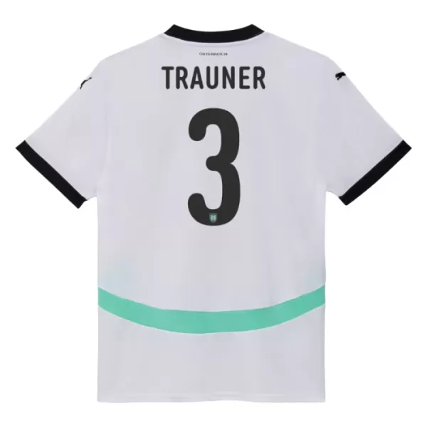 Camiseta Austria Gernot Trauner 3 Hombre Segunda Euro 2024