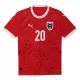 Camiseta Austria Konrad Laimer 20 Hombre Primera Euro 2024