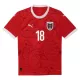 Camiseta Austria Romano Schmid 18 Hombre Primera Euro 2024