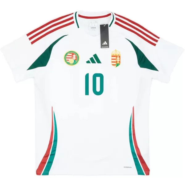 Camiseta Hungría Szoboszlai 10 Hombre Segunda Euro 2024