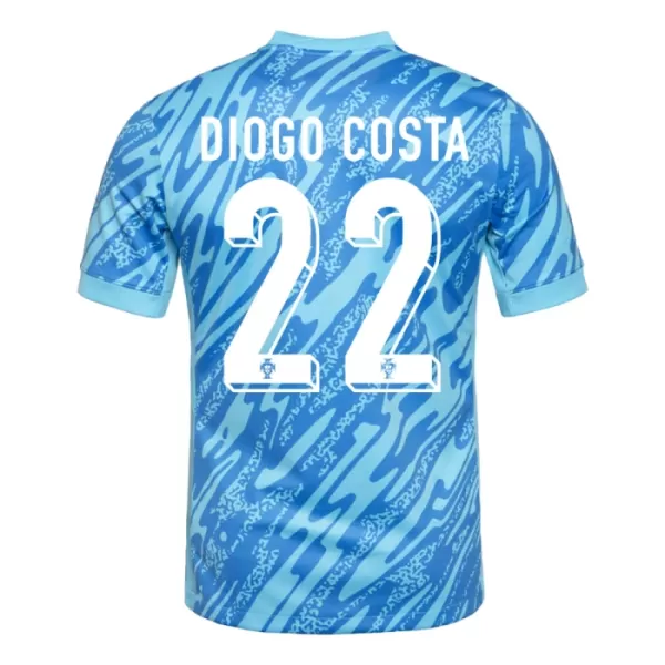 Camiseta Portero Portugal Diogo Costa 22 Hombre Euro 2024 Azul