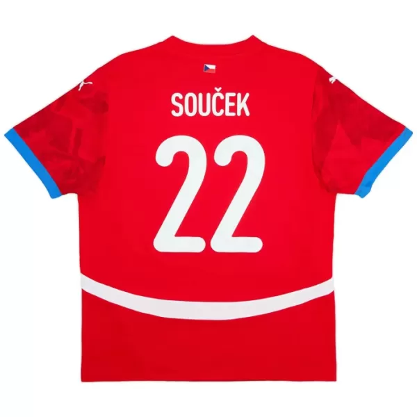 Camiseta República Checa Soucek 22 Hombre Primera Euro 2024