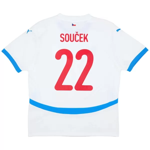 Camiseta República Checa Soucek 22 Hombre Segunda Euro 2024