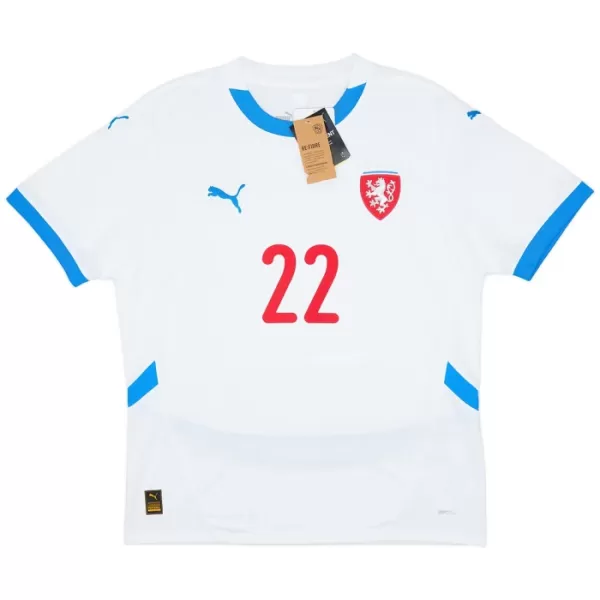 Camiseta República Checa Soucek 22 Hombre Segunda Euro 2024