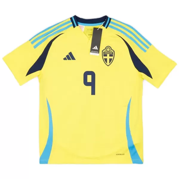 Camiseta Suecia Isak 9 Hombre Primera 2024