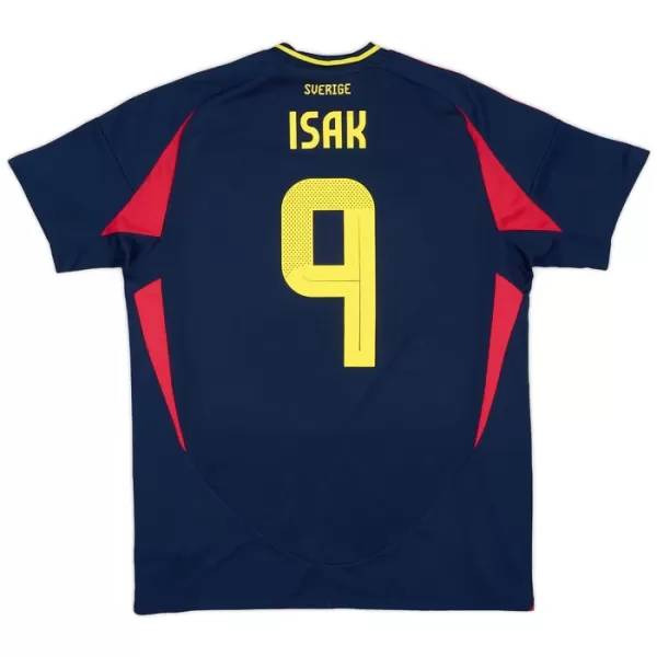 Camiseta Suecia Isak 9 Hombre Segunda 2024