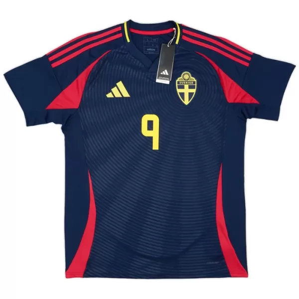 Camiseta Suecia Isak 9 Hombre Segunda 2024