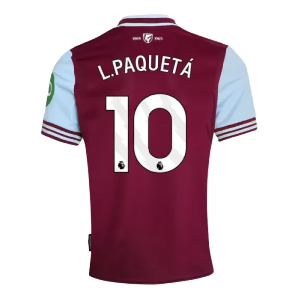 Camiseta West Ham United L. Paqueta 10 Hombre Primera 24/25