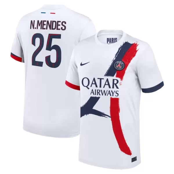 Camiseta Paris Saint-Germain Nuno Mendes 25 Hombre Segunda 24/25