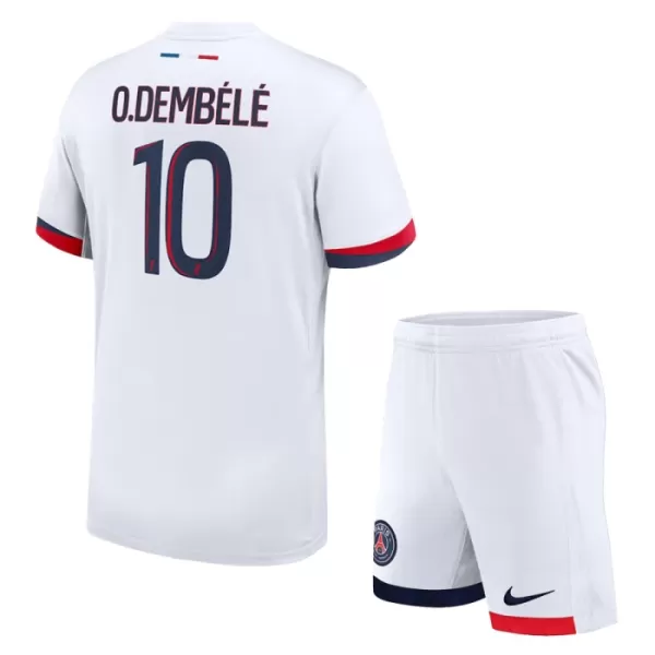 Conjunto Paris Saint-Germain Dembele 10 Niño Segunda 24/25