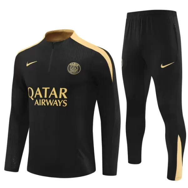 Paris Saint-Germain Sudadera De Entrenamiento Hombre Cremallera Cuarto 24/25 Negra