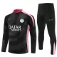 Paris Saint-Germain Sudadera De Entrenamiento Hombre Cremallera Cuarto 24/25 Negra