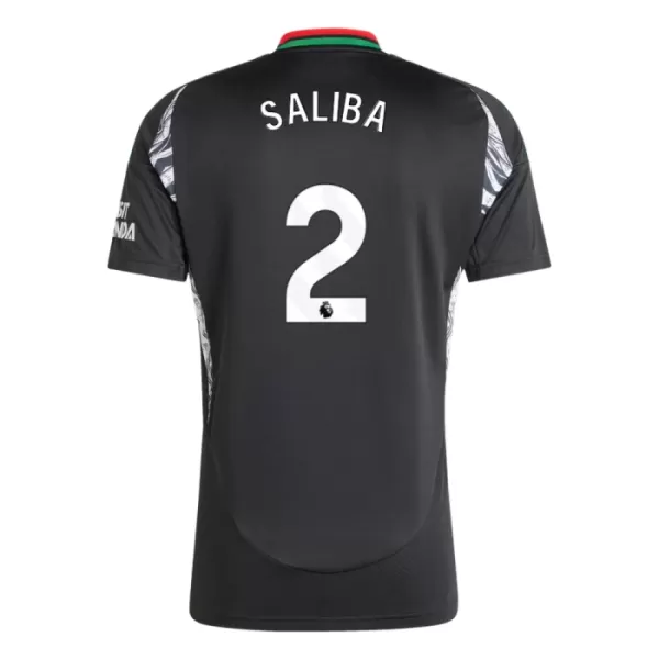 Camiseta Arsenal Saliba 2 Hombre Segunda 24/25