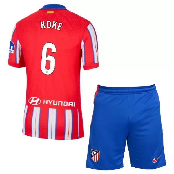 Conjunto Atlético Madrid Koke 6 Niño Primera 24/25