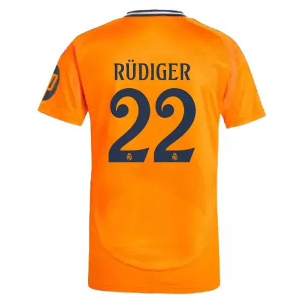 Camiseta Real Madrid Rudiger 22 Hombre Segunda 24/25