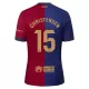 Camiseta FC Barcelona Christensen 15 Hombre Primera 24/25