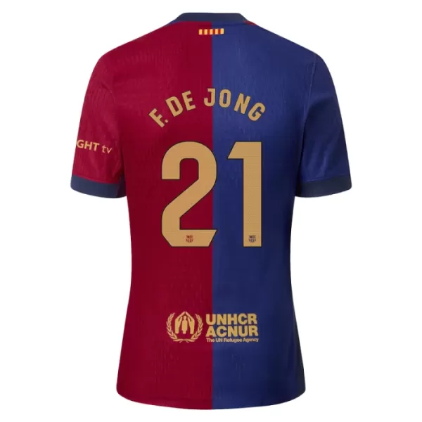 Camiseta FC Barcelona Frenkie de Jong 21 Hombre Primera 24/25